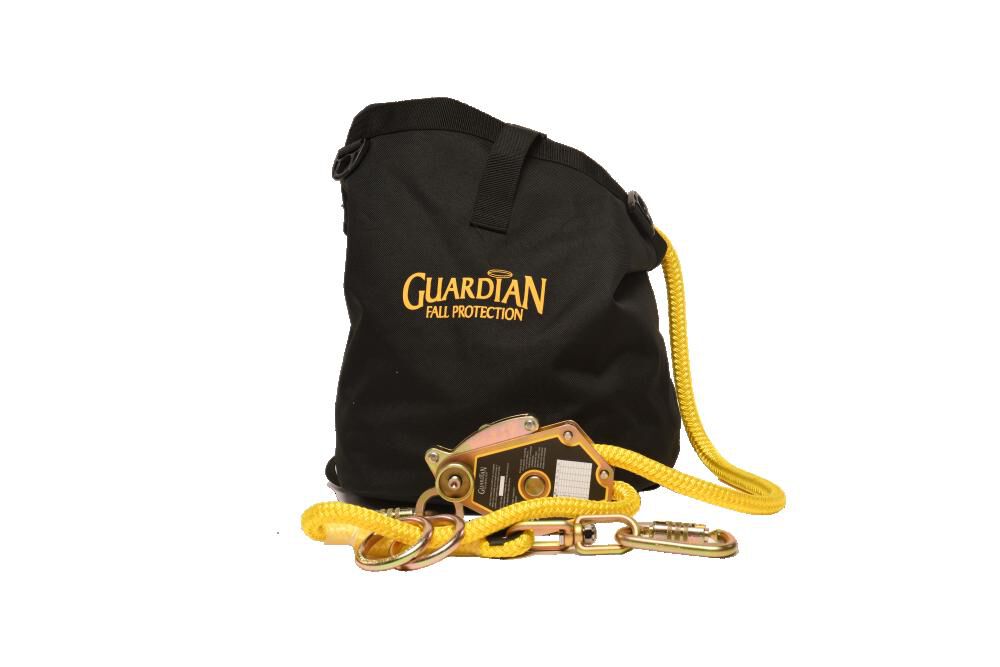 Guardian Fall Protection 100′ Rope Horizontal Temporary Lifeline (HTL) Kit