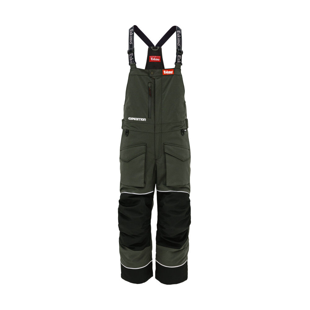 Eskimo Men’s Expedition Bibs, Olive, Large