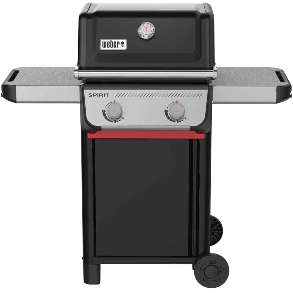 Weber Spirit E-210 26.6 Inch 2 Burner 26600 BTU Black Liquid Propane Gas Grill