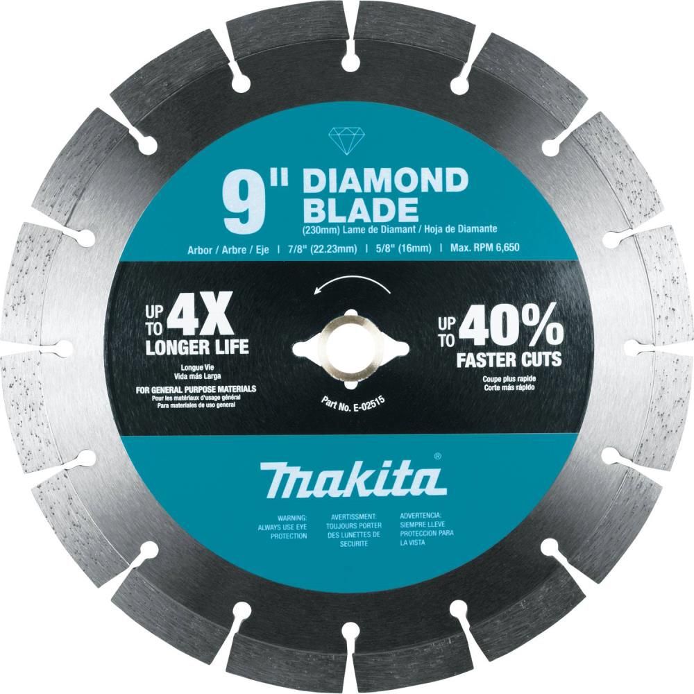 Makita 9 Inch Segmented Rim Diamond Blade for Concrete and Brick