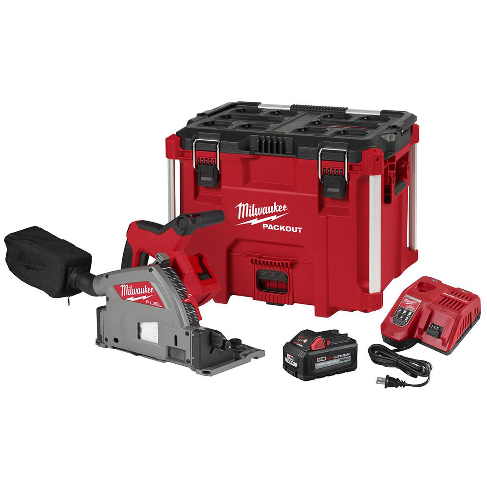 Milwaukee M18 FUEL 6 1/2inch Plunge Track Saw Kit
