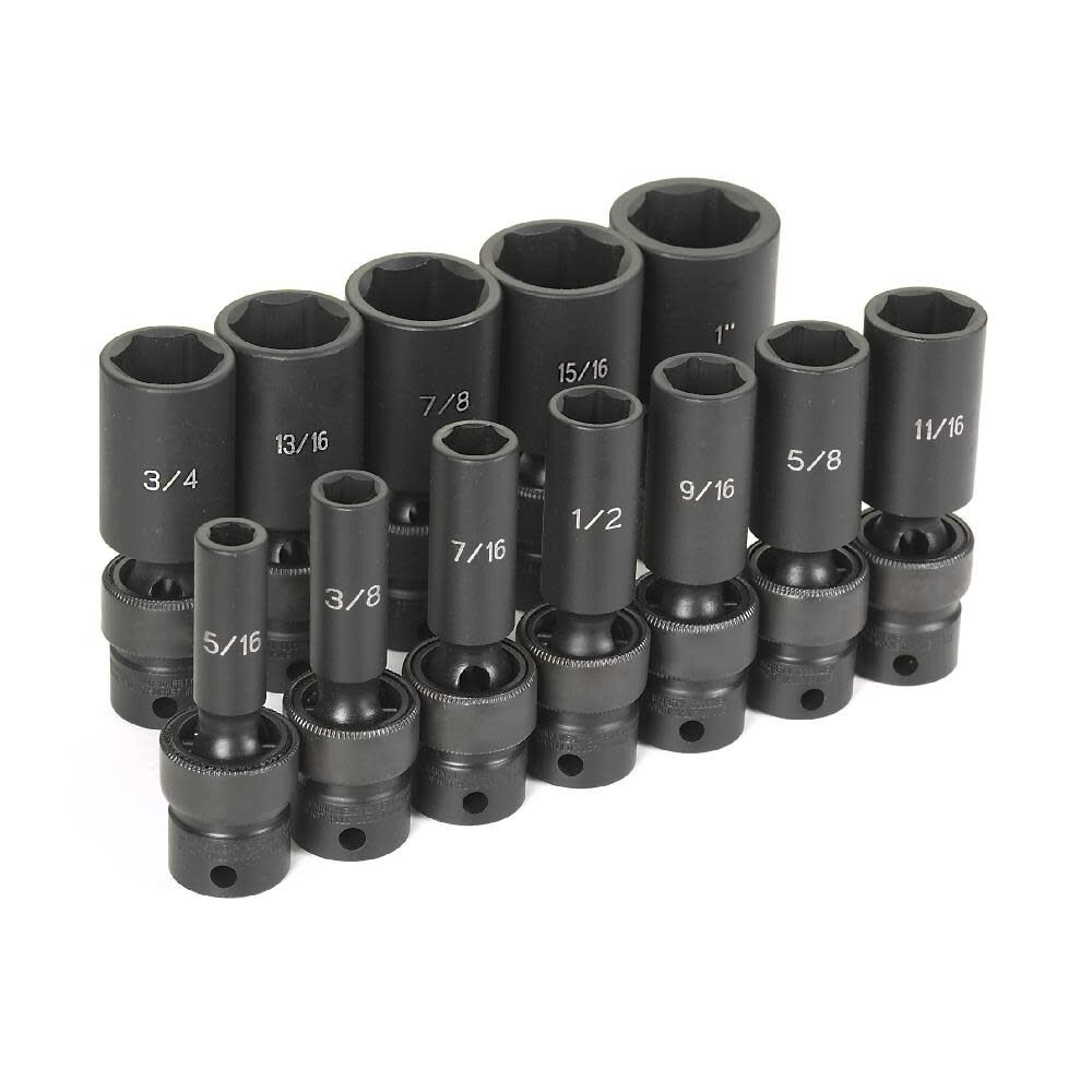 Grey Pneumatic 3/8in Drive Deep Length Universal Set