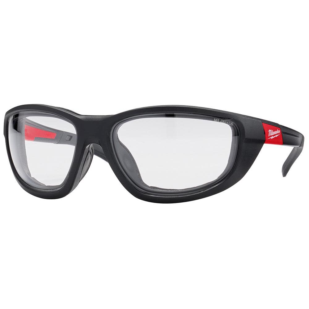 Milwaukee Clear High Performance Safety Glasses with Gasket
