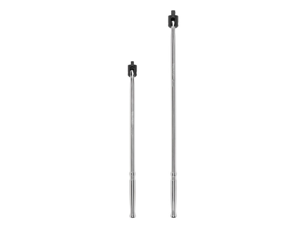 Tekton 3/8, 1/2 Inch Drive Breaker Bar Set, 2 Piece (Polished Grip)