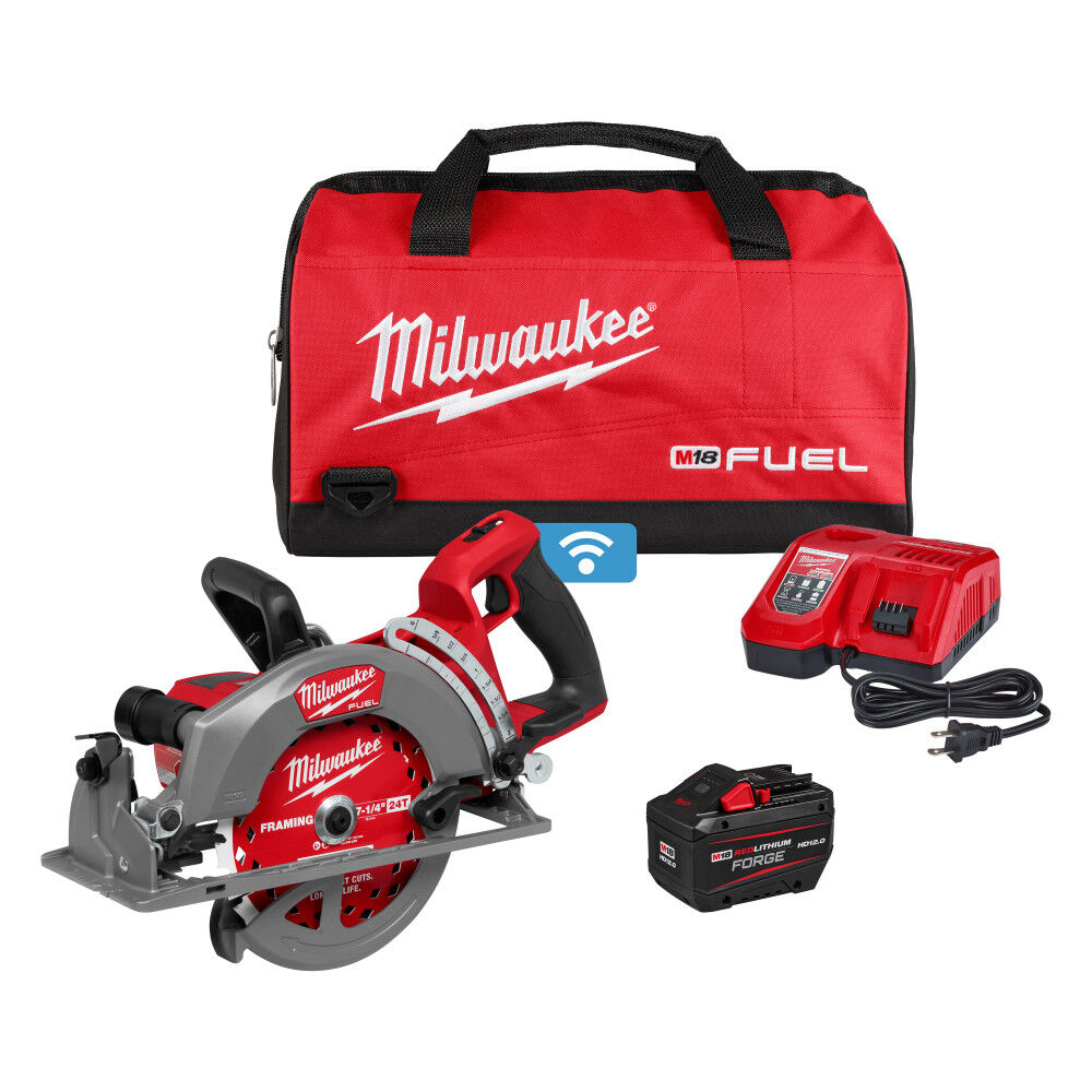 Milwaukee M18 FUEL 7-1/4 Inch Rear Handle Circular Saw with ONE-KEY Kit