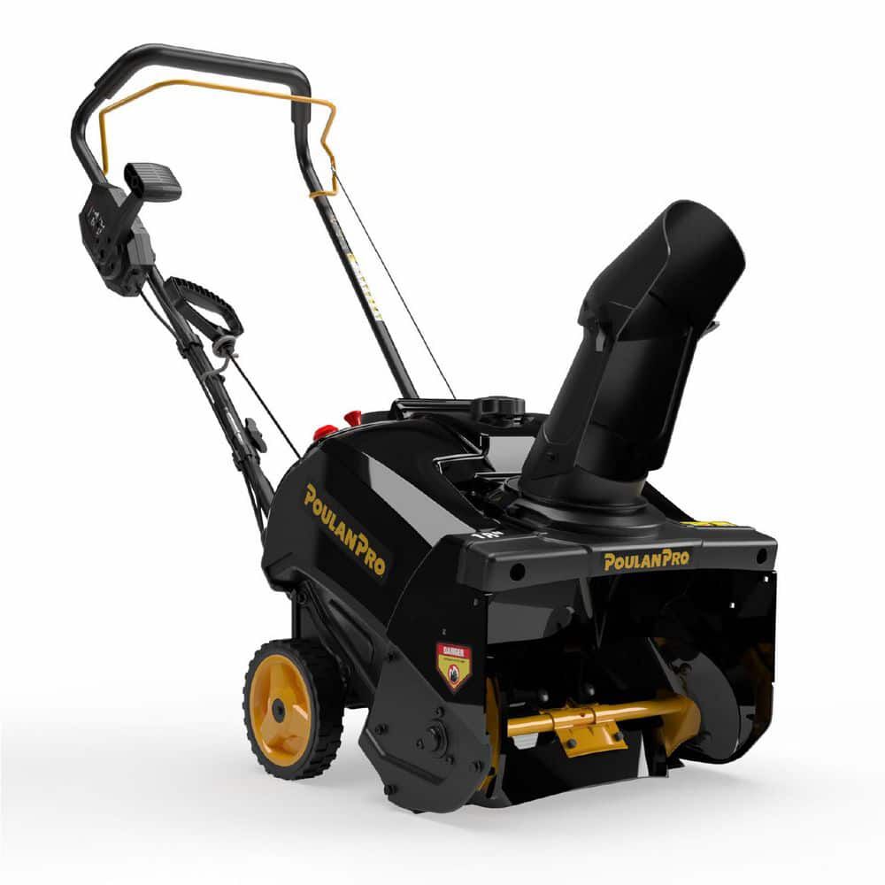 Poulan Pro 18 Inch 99 cc Auger Propelled Single Stage Gas Snow Blower