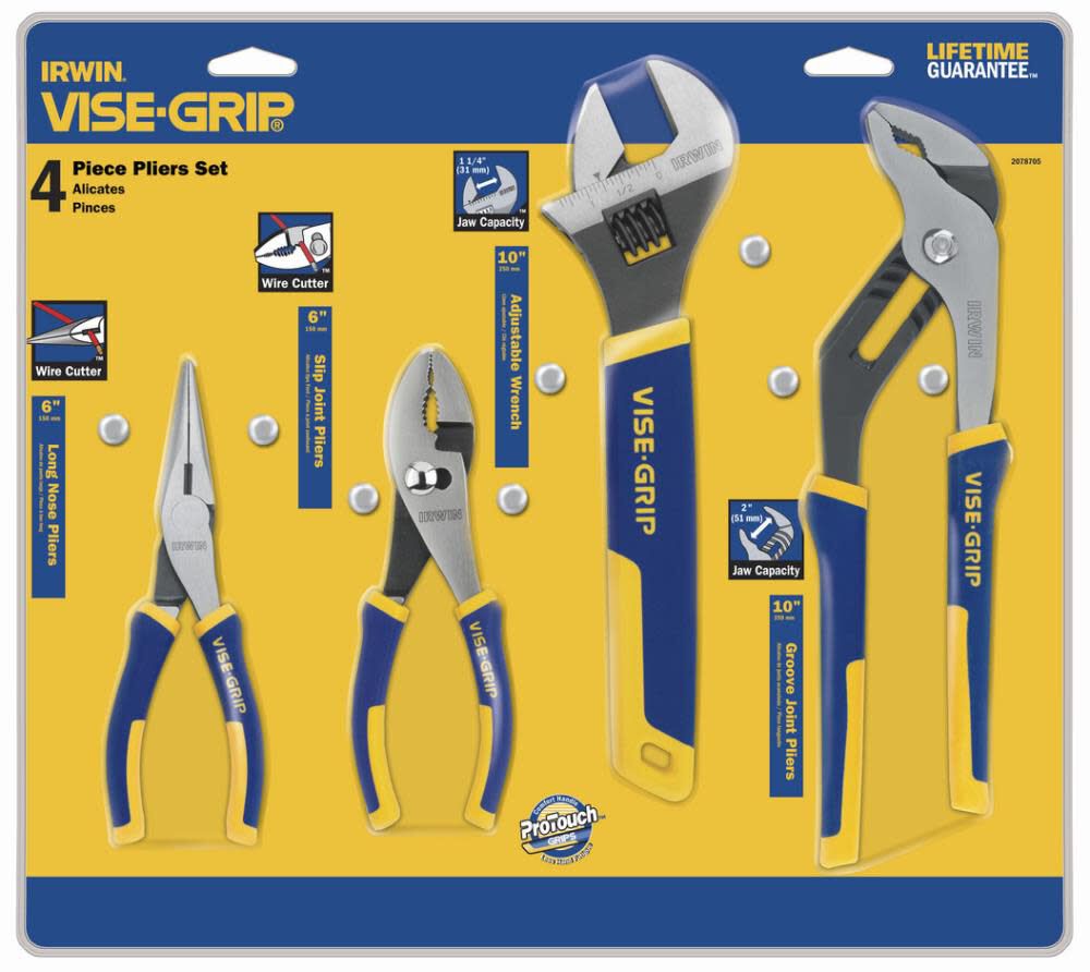 Irwin 4 piece Pro Pliers Set