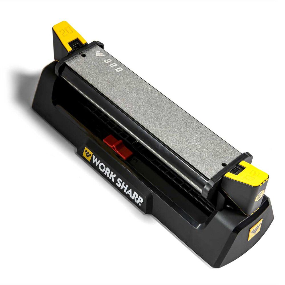 Work Sharp Angle Guided Benchstone Knife Sharpener with Tri-Brasive & Pivot