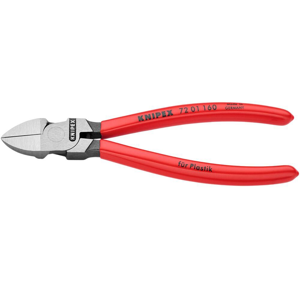 Knipex Diagonal Cutter for Plastics Coated Handle 160mm