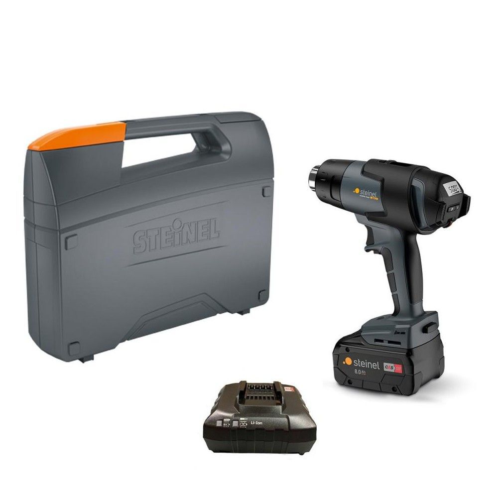 Steinel 1000W 18VAC 10.5 Cfm Cordless Mobile Heat 5 Heat Gun with Battery Kit