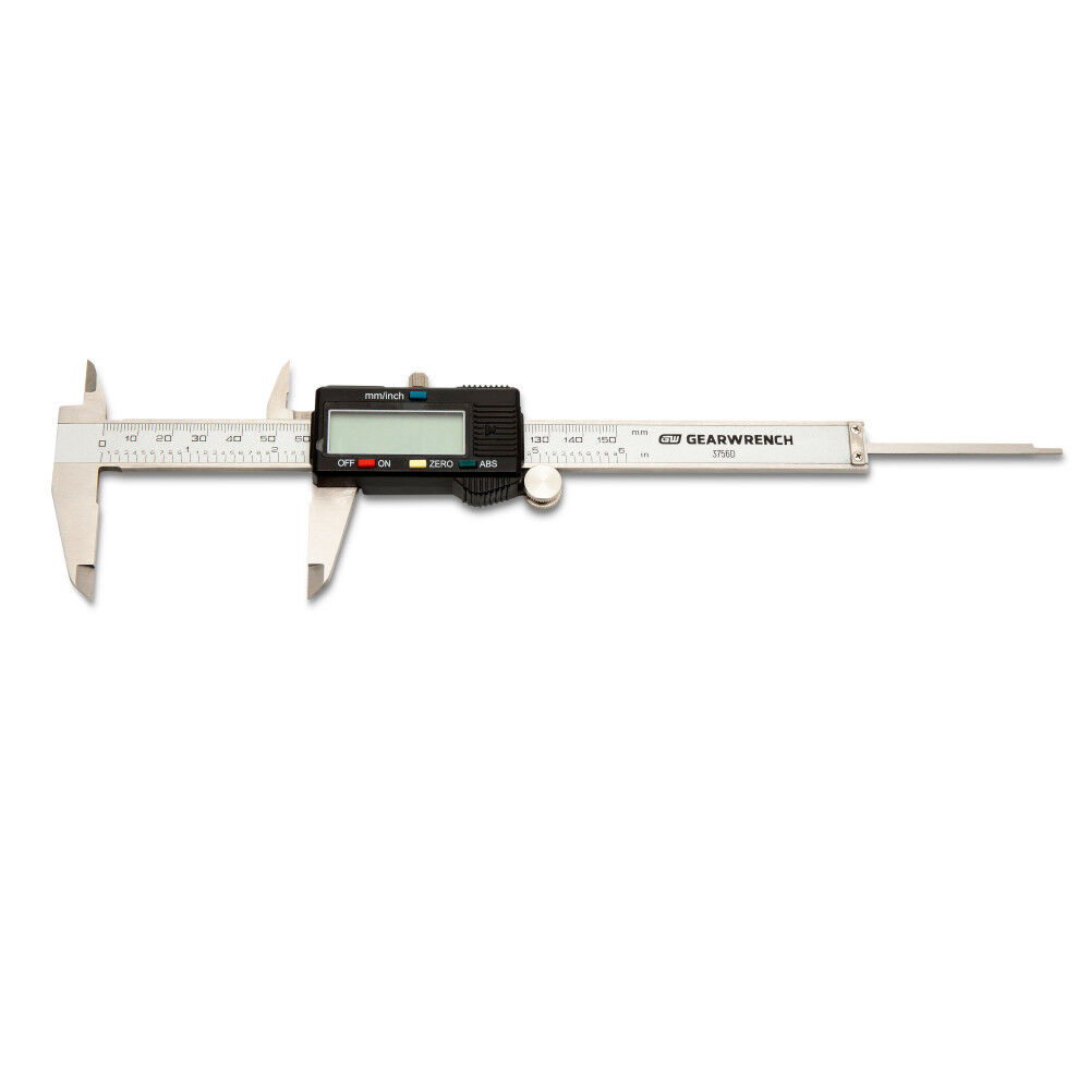 GEARWRENCH 6 Inch Digital SAE/Metric Caliper with Large LCD Window