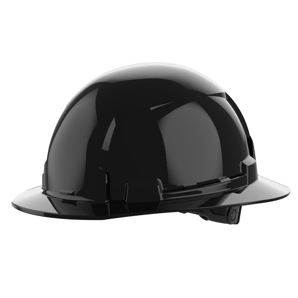Milwaukee Black Full Brim Hard Hat with 6pt Ratcheting Suspension Type 1 Class E
