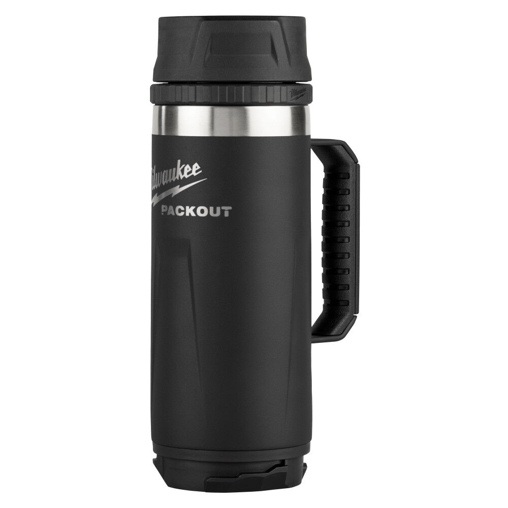 Milwaukee PACKOUT 18 Oz Insulated Mug with Sip Lid Black