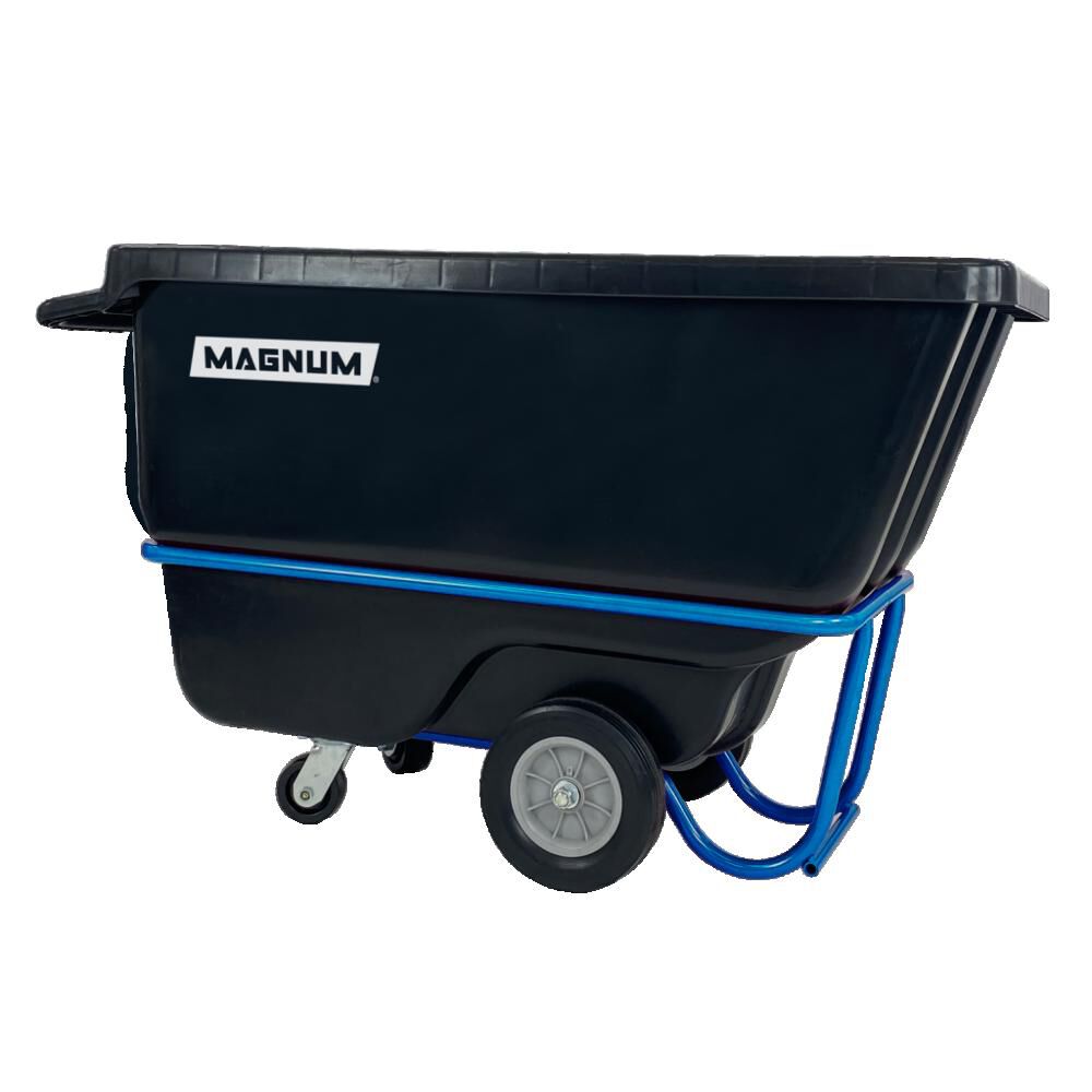 Magnum Tool Group 850 Lb Capacity 1/2 Yard Dump Cart with Forklift Frame