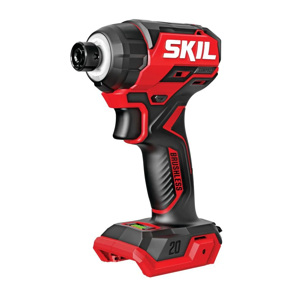 SKIL PWRCORE 20 Brushless 20V 1/4" Hex Compact Impact Driver (Bare Tool)