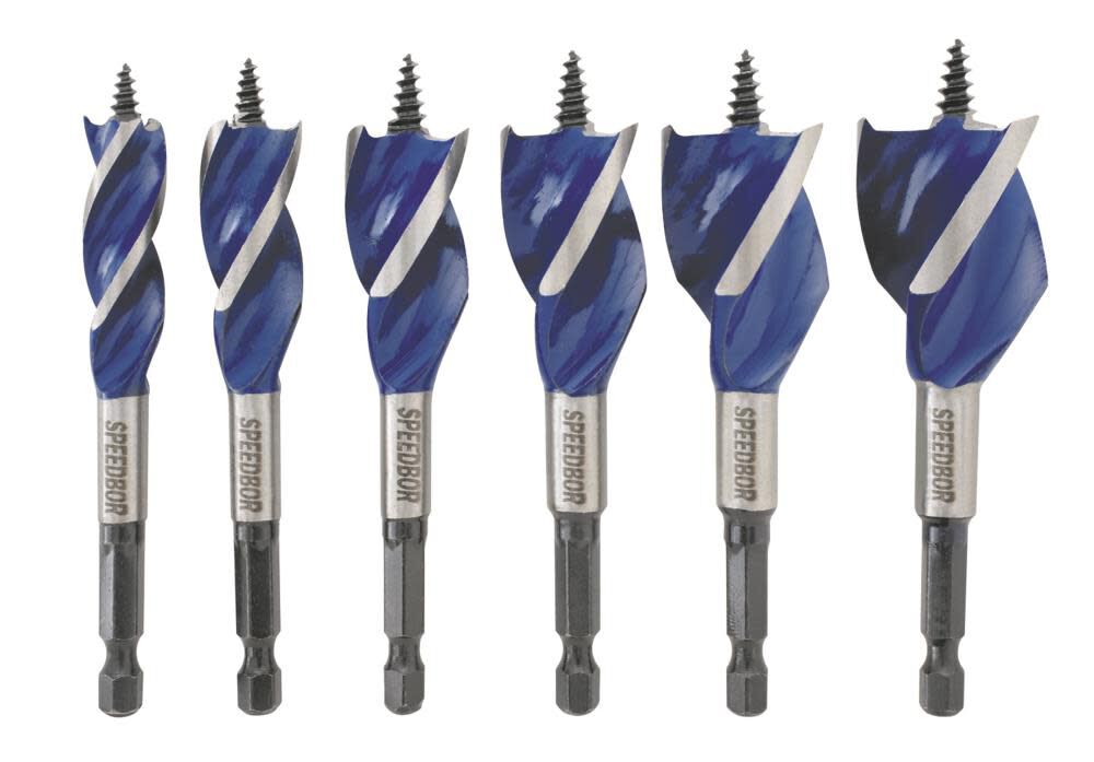 Irwin 4in Drill Bit Set 6pc