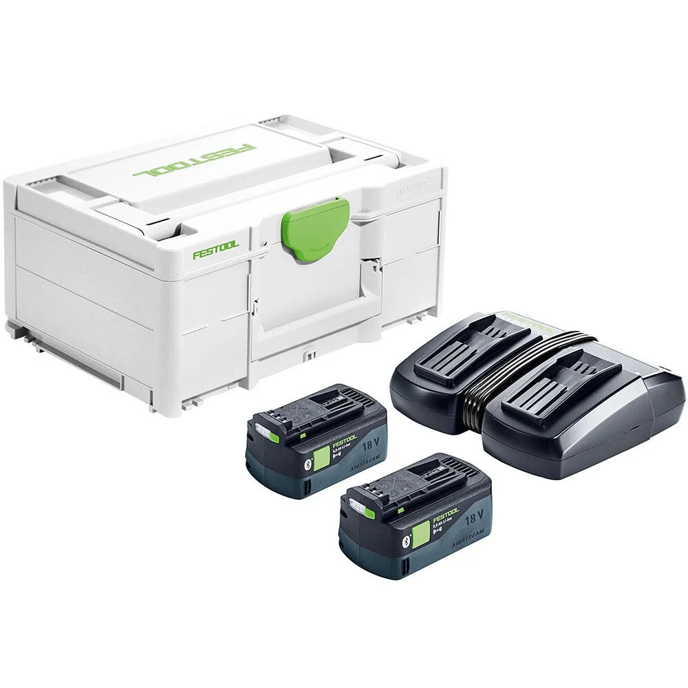 Festool Energy Battery Pack Set SYS 18V 2×4 0/TCL 6 DUO