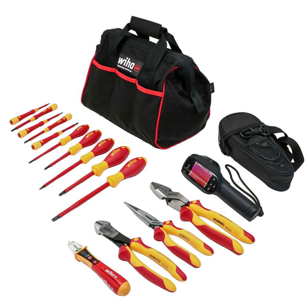 Wiha HIKMICRO E1L Thermal Camera Inspection Insulated Tool Set 15pc