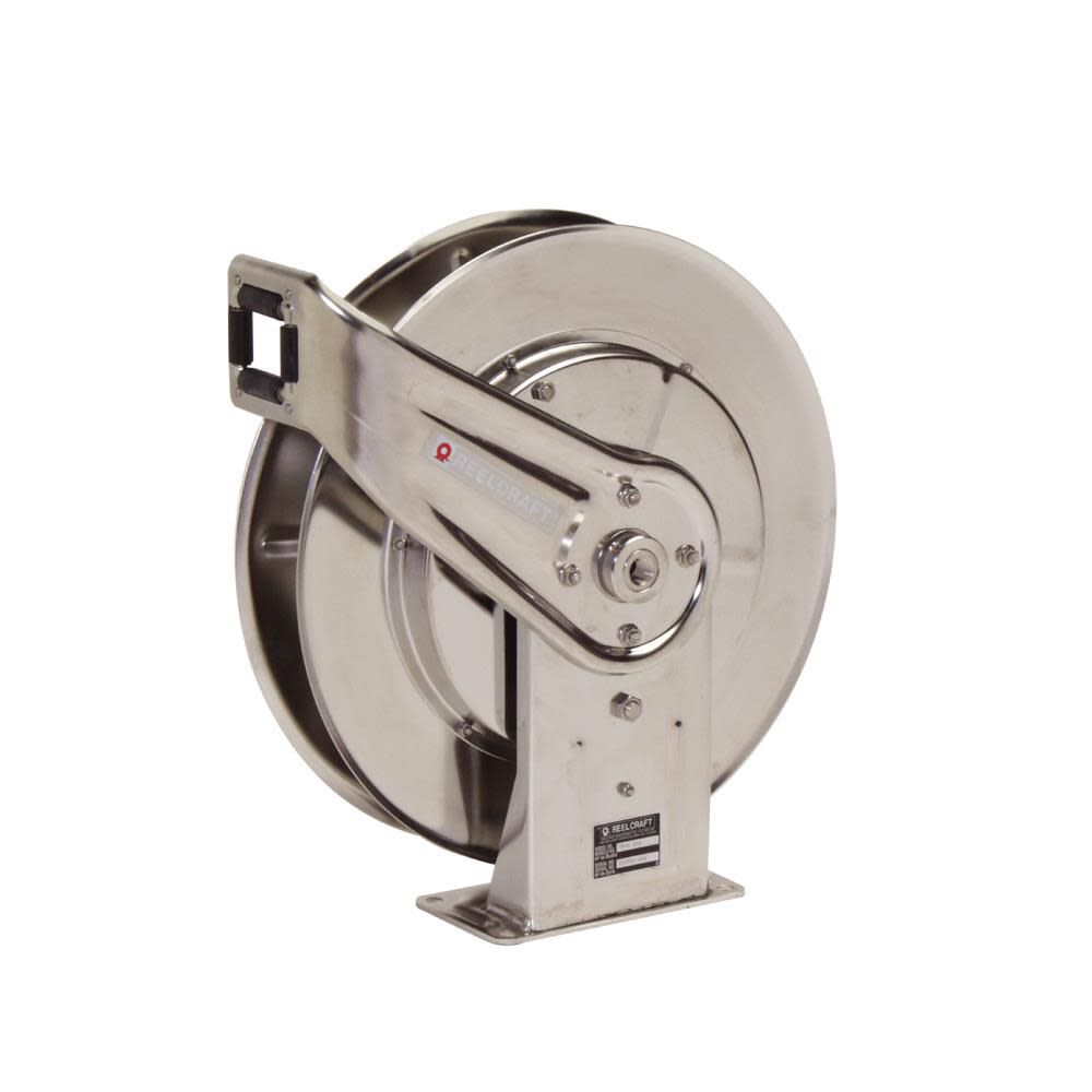 Reelcraft Hose Reel without Hose Stainless Steel Series 7000 1/2in x 50′