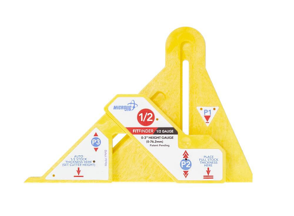 Microjig FIT FINDER 1/2 Gauge