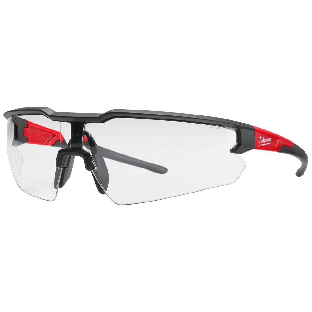 Milwaukee Safety Glasses – Clear Anti-Scratch Lenses (Polybag)