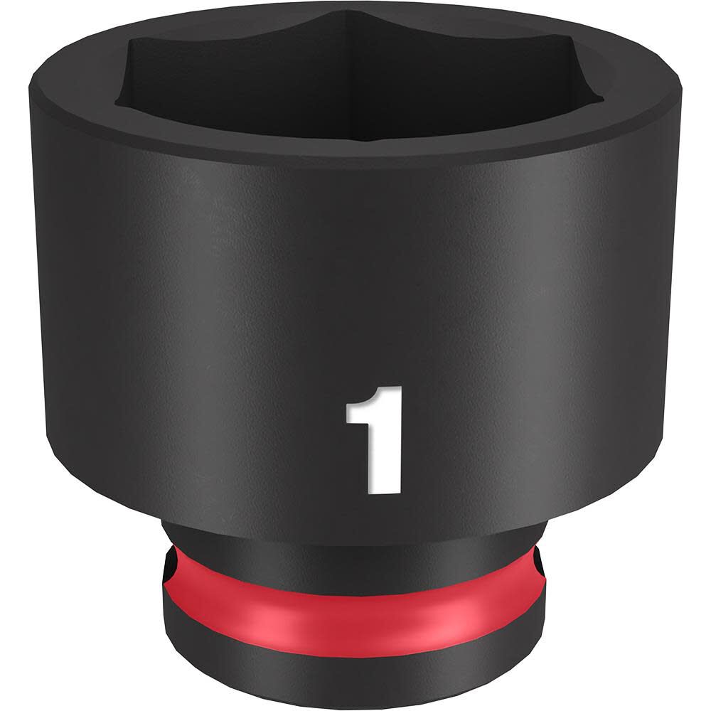 Milwaukee Impact Socket 3/8in Drive 1in Standard 6 Point
