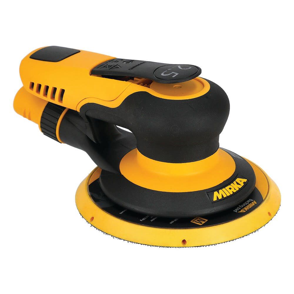 Mirka PROS Pneumatic Central Vacuum 6 Inch 2-1/2mm Orbital Sander