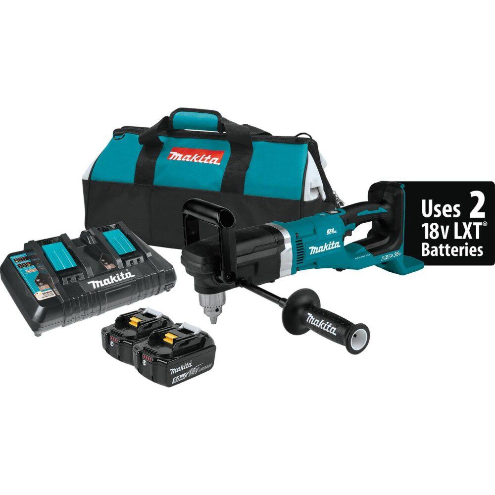 Makita 18V X2 (36V) LXT 1/2in Right Angle Drill Kit