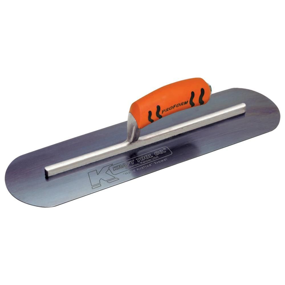 Kraft Tool Co 24in x 4in Blue Steel Pool Trowel