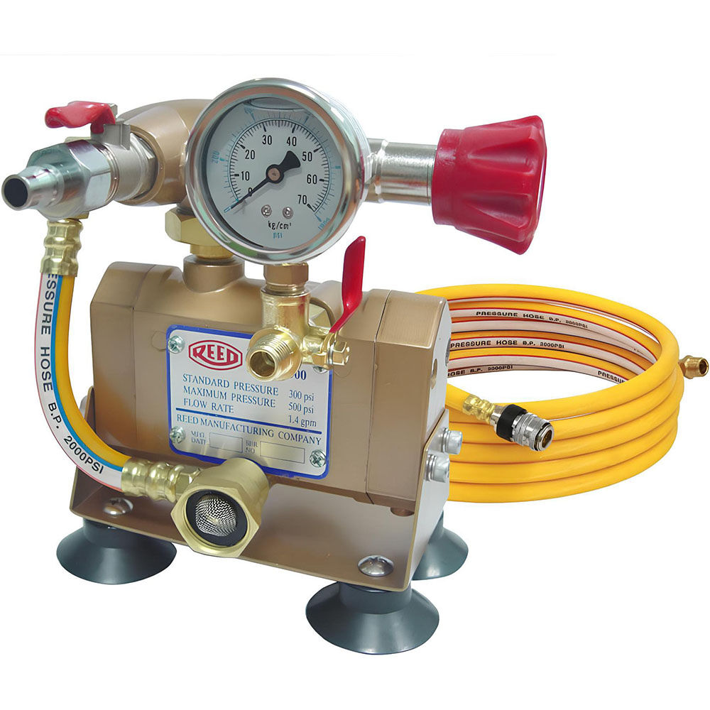 Reed Mfg Hydrostatic Test Pump, Drill Powered 500psi DPHTP500 (08177)