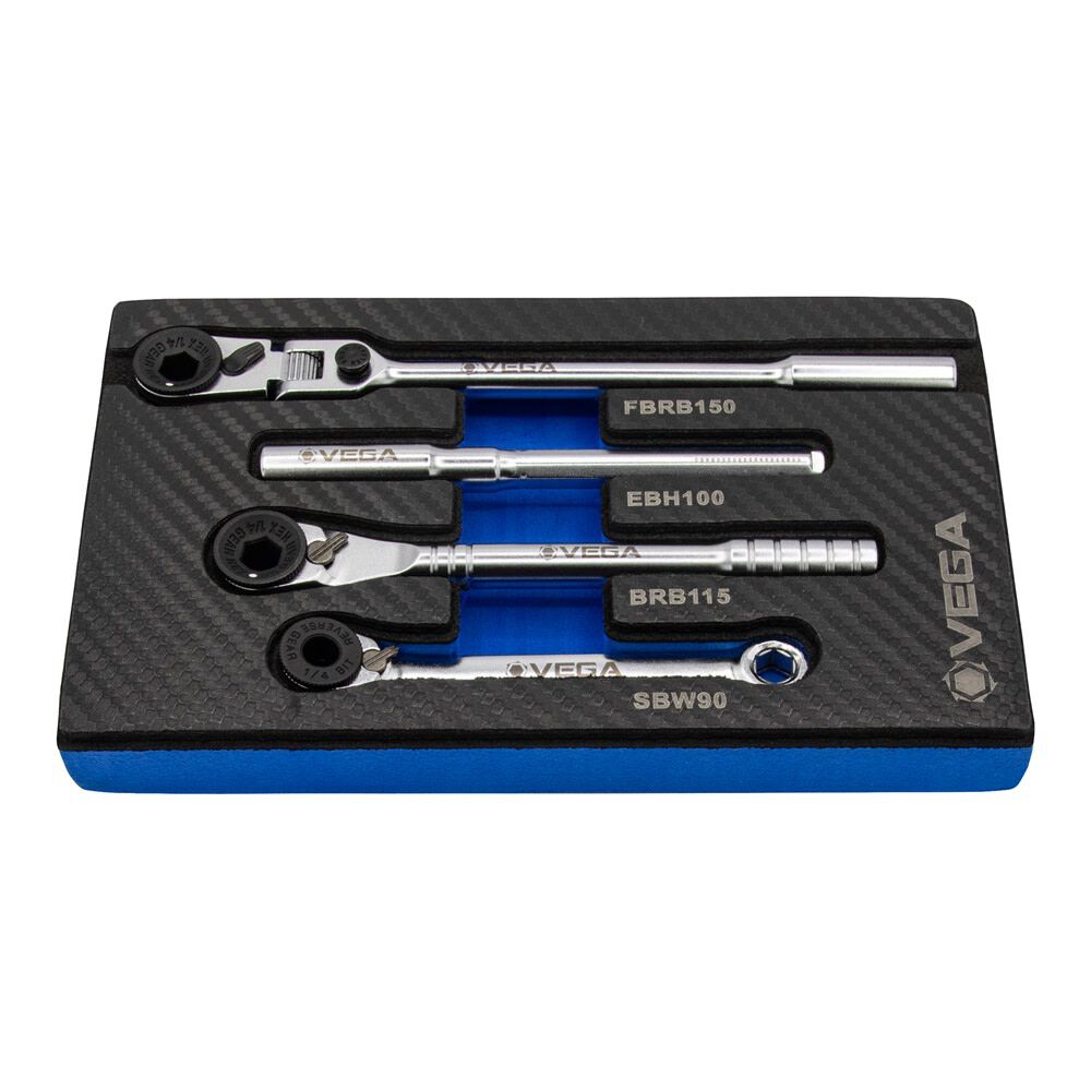 Vega Bit Ratchet & Extension Bar Set