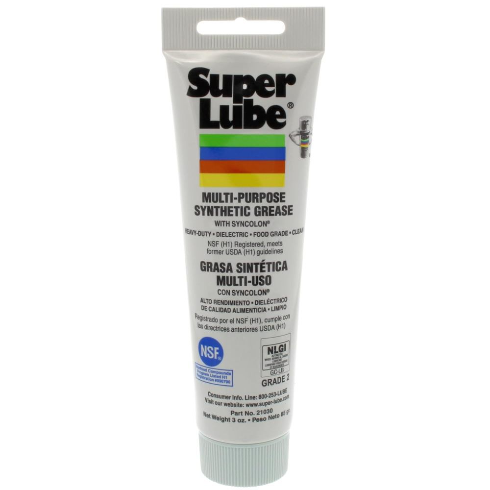 Super Lube 3 Oz Tube Multi-Purpose Synthetic Grease with Syncolon- CASE of 12