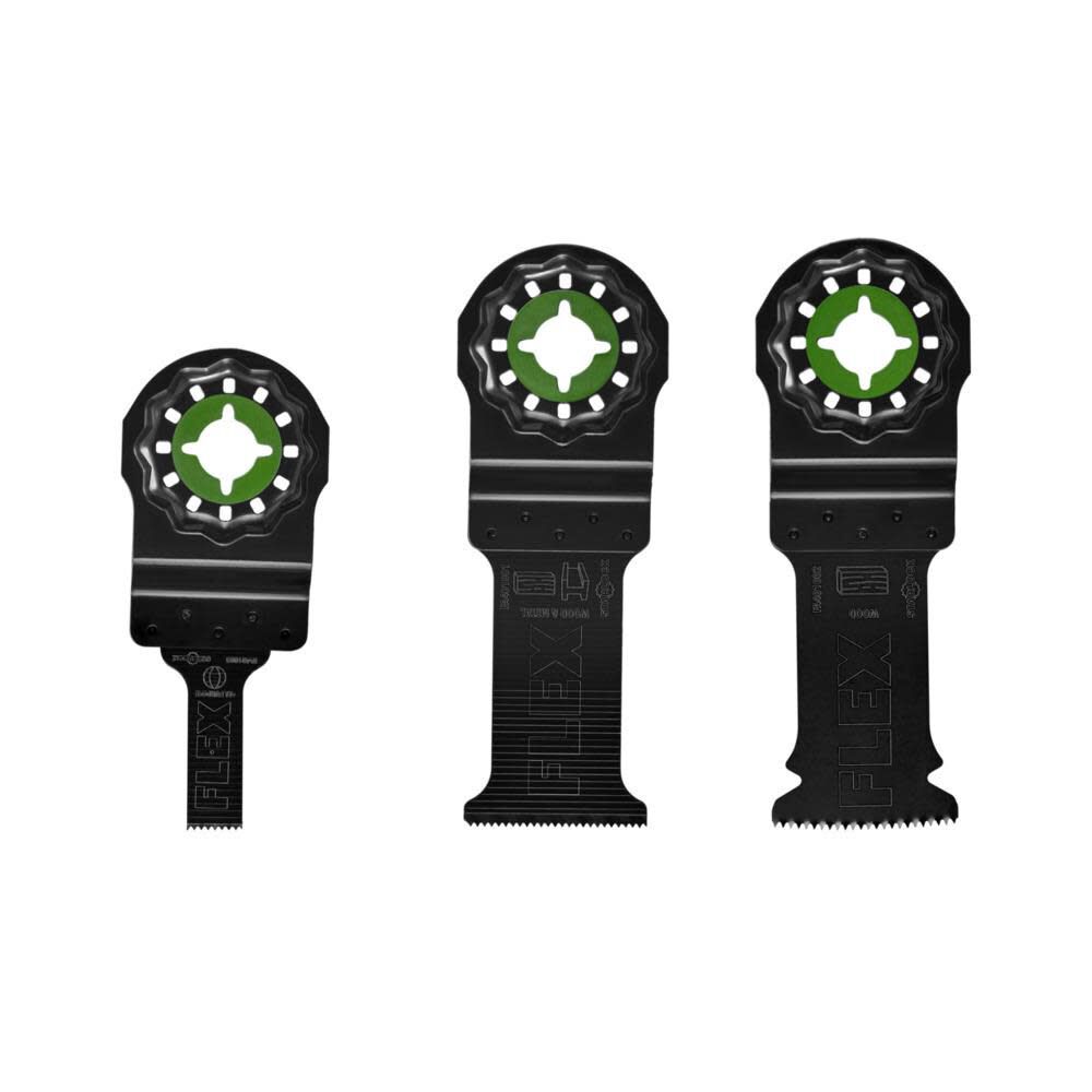 FLEX 3-Piece Oscillating Multi-Tool Plunge Cut Blade Set