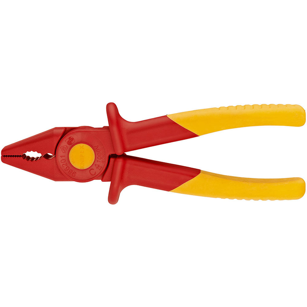 Knipex 7 Inch Long Nose Plastic Pliers with 1000V Insulated Handle