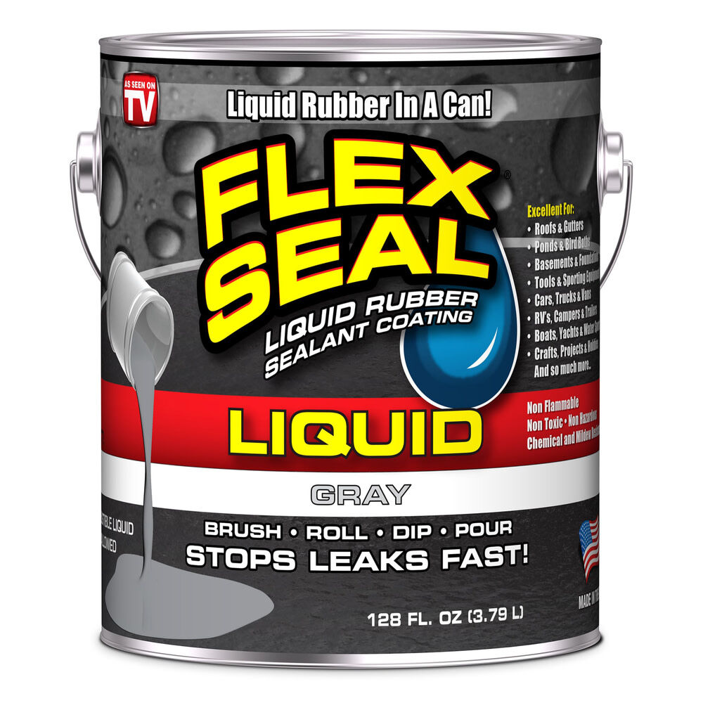 Flex Seal 1 Gallon Liquid Rubber Sealant – Gray
