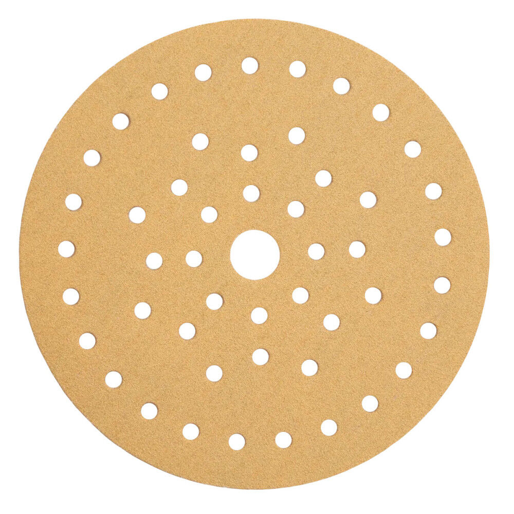 Mirka Gold Multifit 6in 120 Grit 50-Hole Sanding Disc 50pk