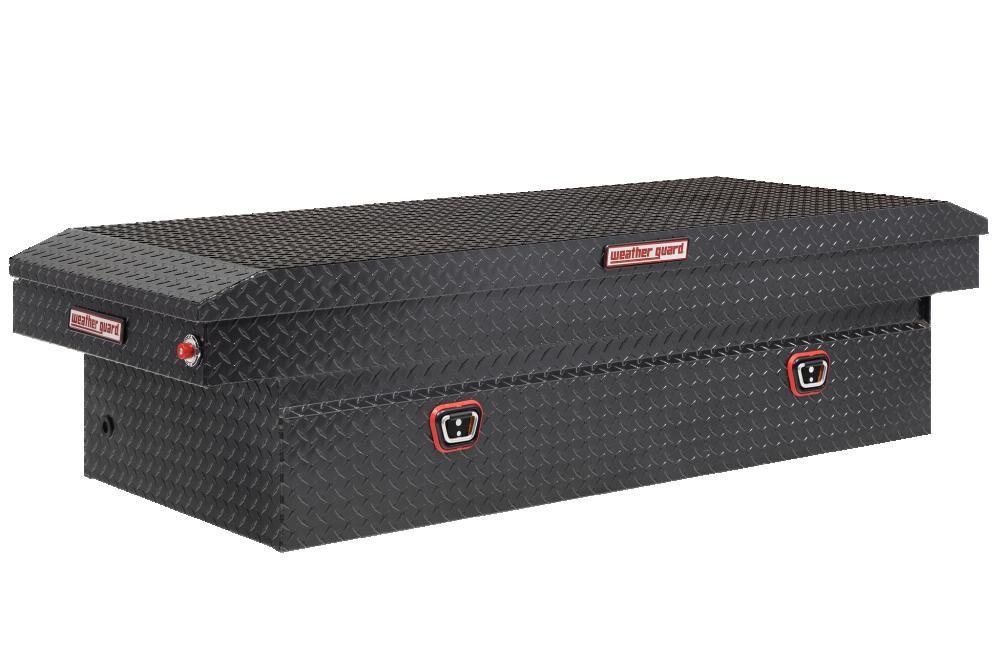 Weather Guard Saddle Truck Tool Box Aluminum Full Extra Wide