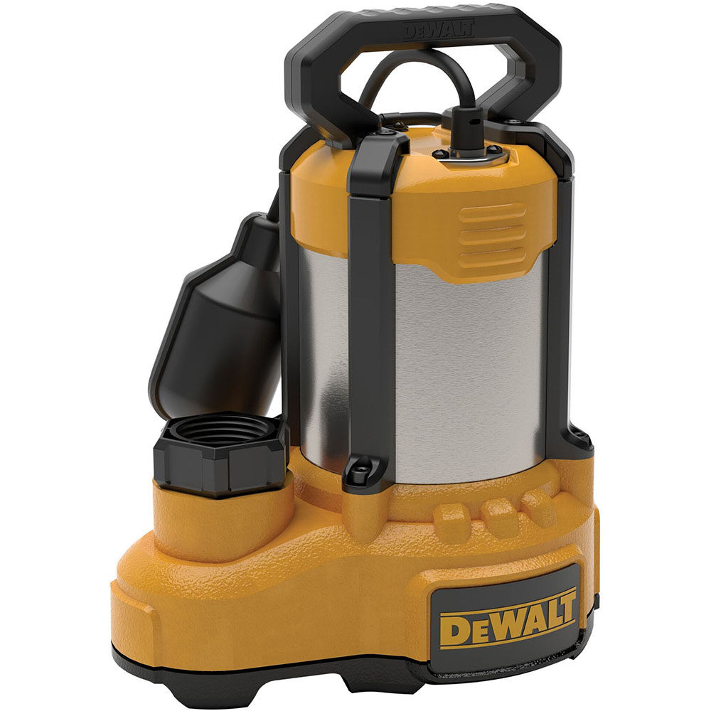DEWALT 3/4 HP SSTL/Cast Iron Submersible Sump Pump Tethered