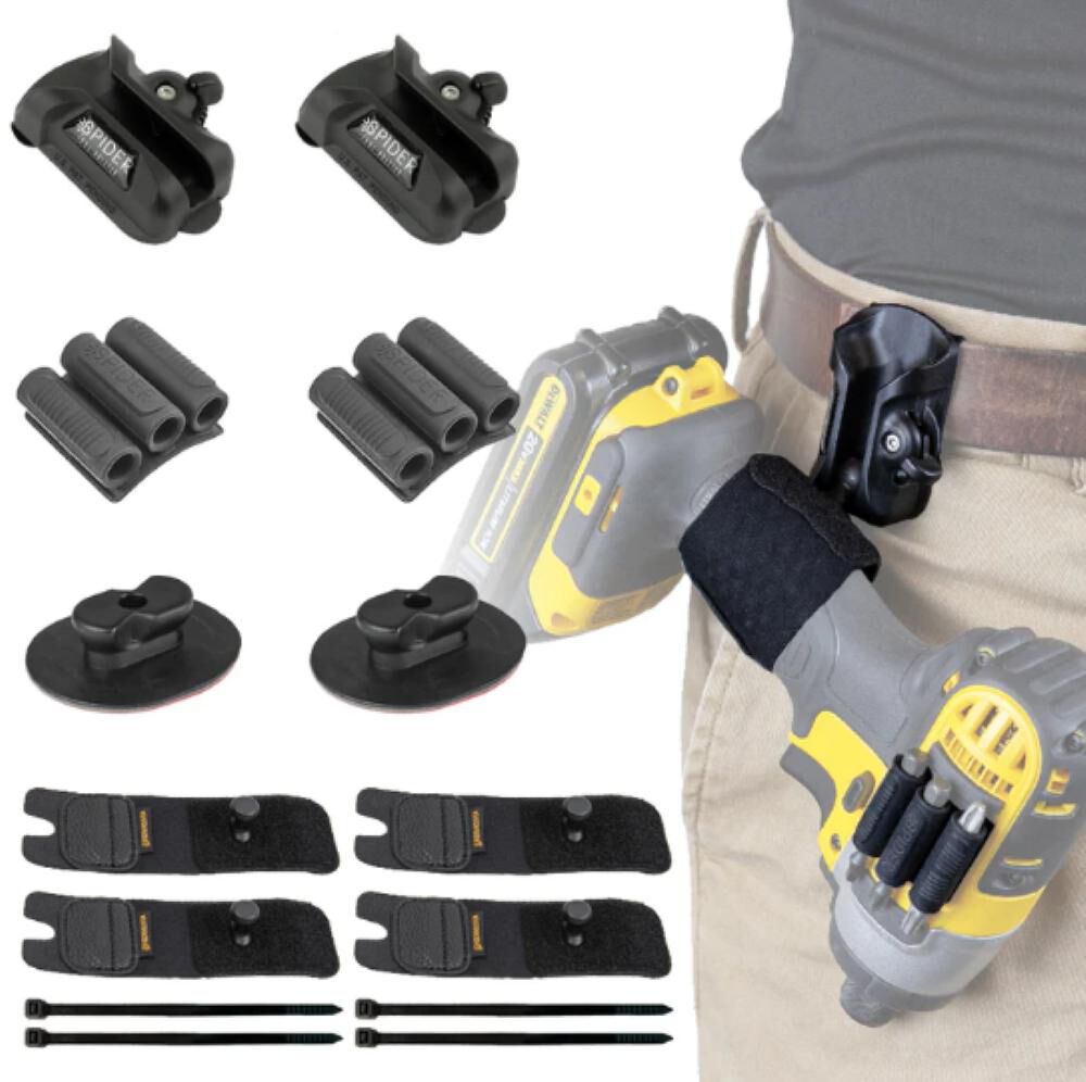 Spider Tool Holster Quad Tool Holster Kit 10pc Kit