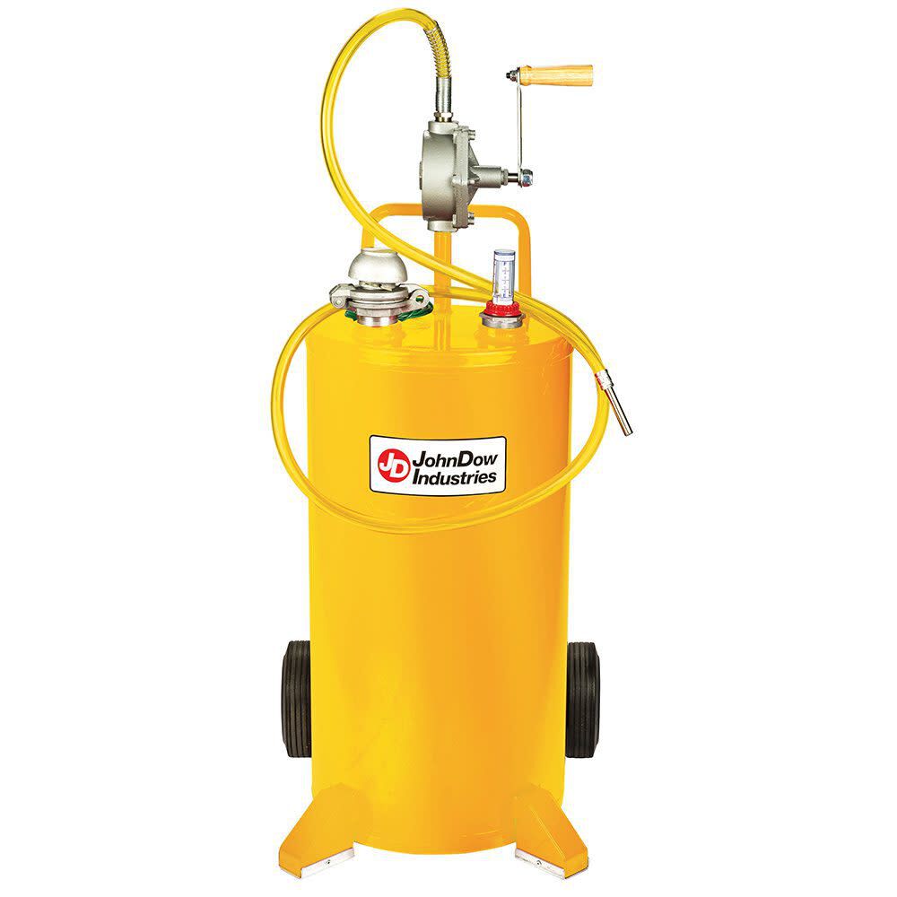 Johndow Cast Iron Pump Steel Tank Diesel Caddy 25 Gallon