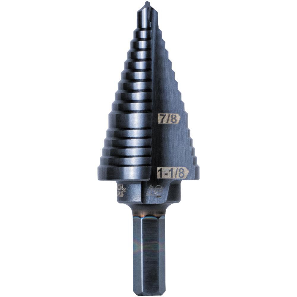 Klein Tools Step Drill Bit #11 Double-Fluted