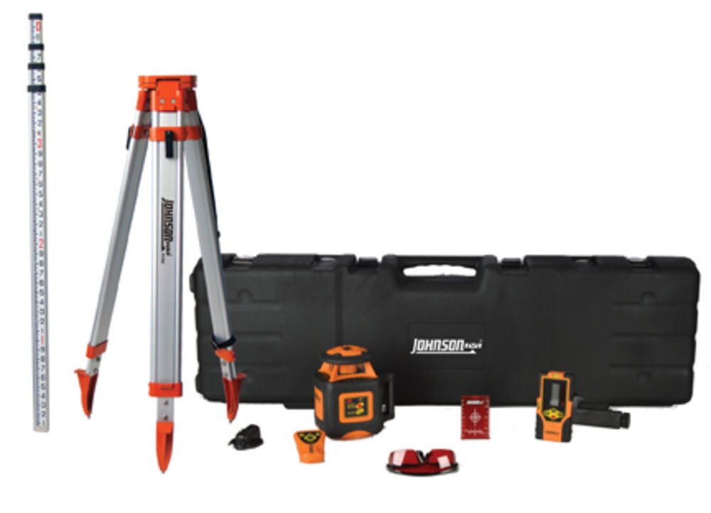 Johnson Level High Accuracy Dual Slope Rotary Laser System
