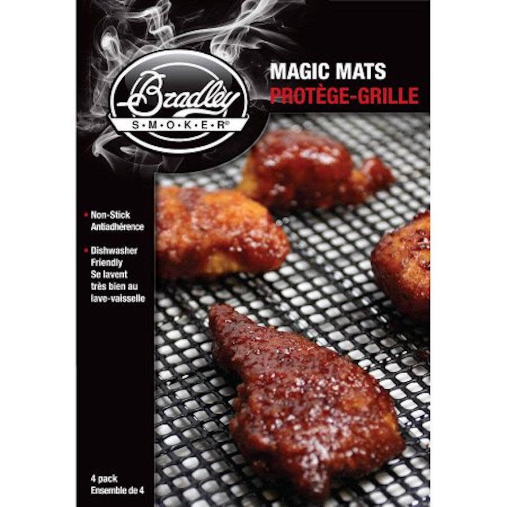 Bradley Smoker Non-Stick Grilling Magic Mat Set of 4