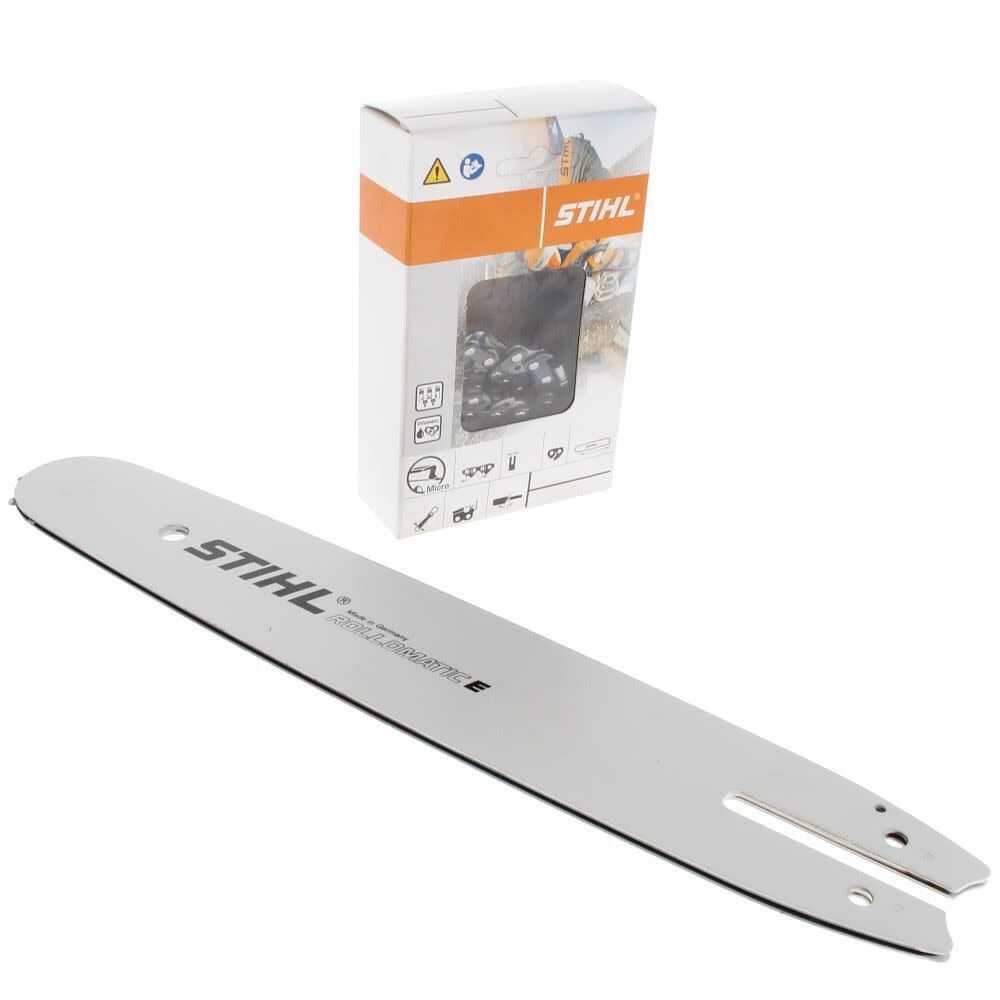 Stihl 2+1 Cut Kit 20 Inch Long 3/8 Inch Pitch 0.050 Inch Gauge Chainsaw Guide Bar and Two 33RS3 72 Link Chainsaw Chain