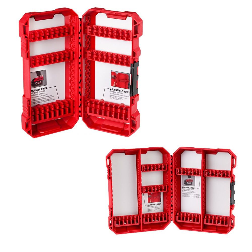 Milwaukee Customizable Medium Case and Large Case for Impact Driver Accessories Bundle