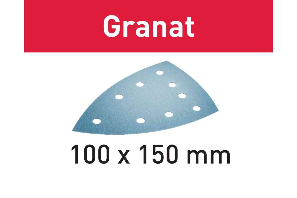 Festool Sanding Disc STF DELTA/9 P120 GR/100 Granat 100qty