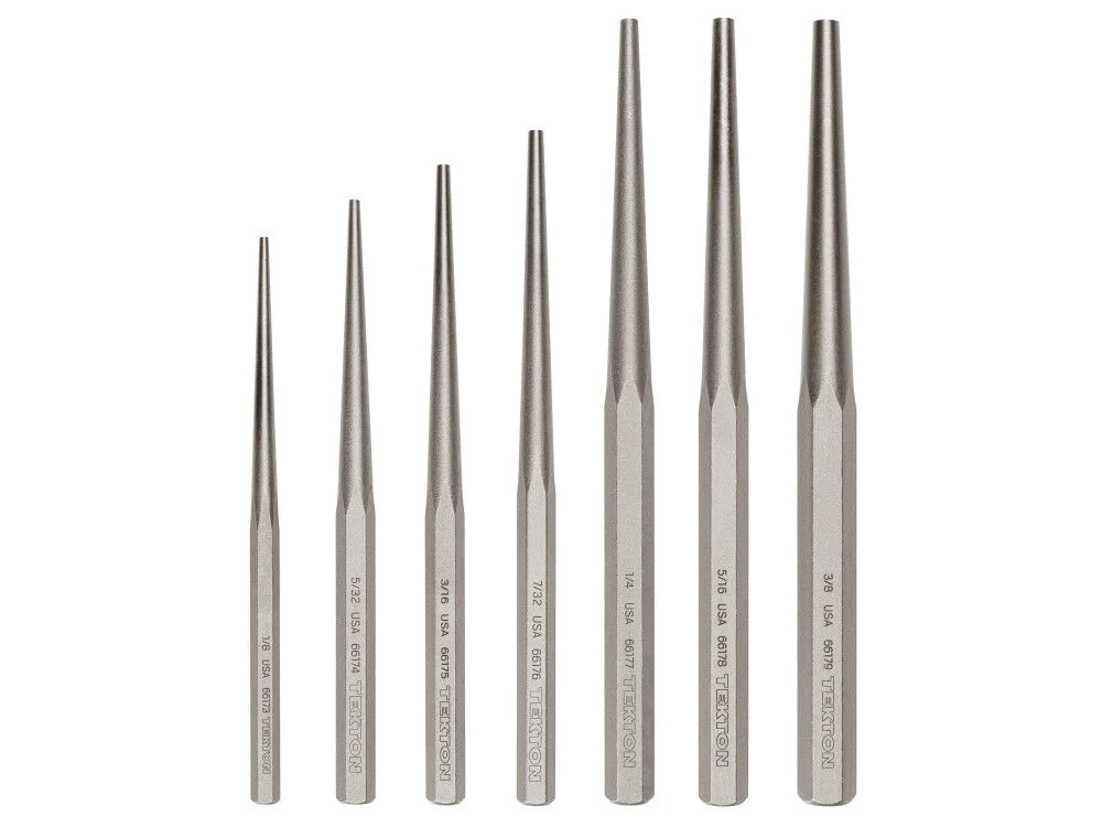 Tekton Alignment Punch Set, 7 Pieces (1/8-3/8 Inch)