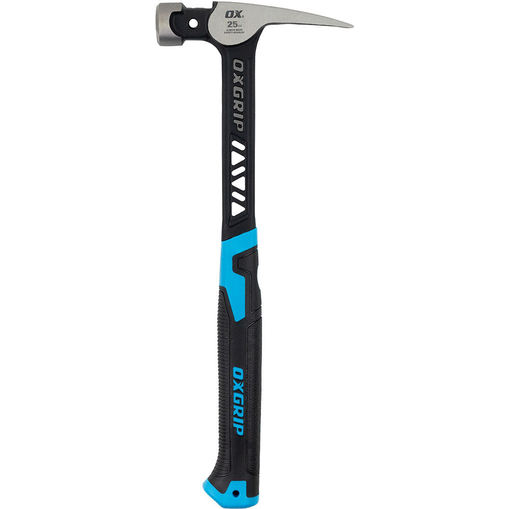 Ox Tools OX Pro 25oz Smooth Face Ultrastrike Framing Hammer