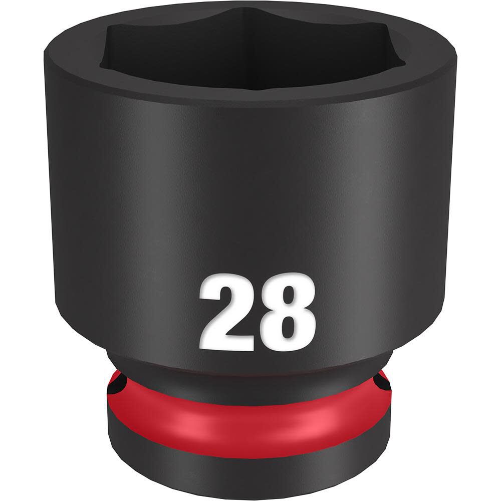 Milwaukee Impact Socket 1/2in Drive 28mm Standard 6 Point