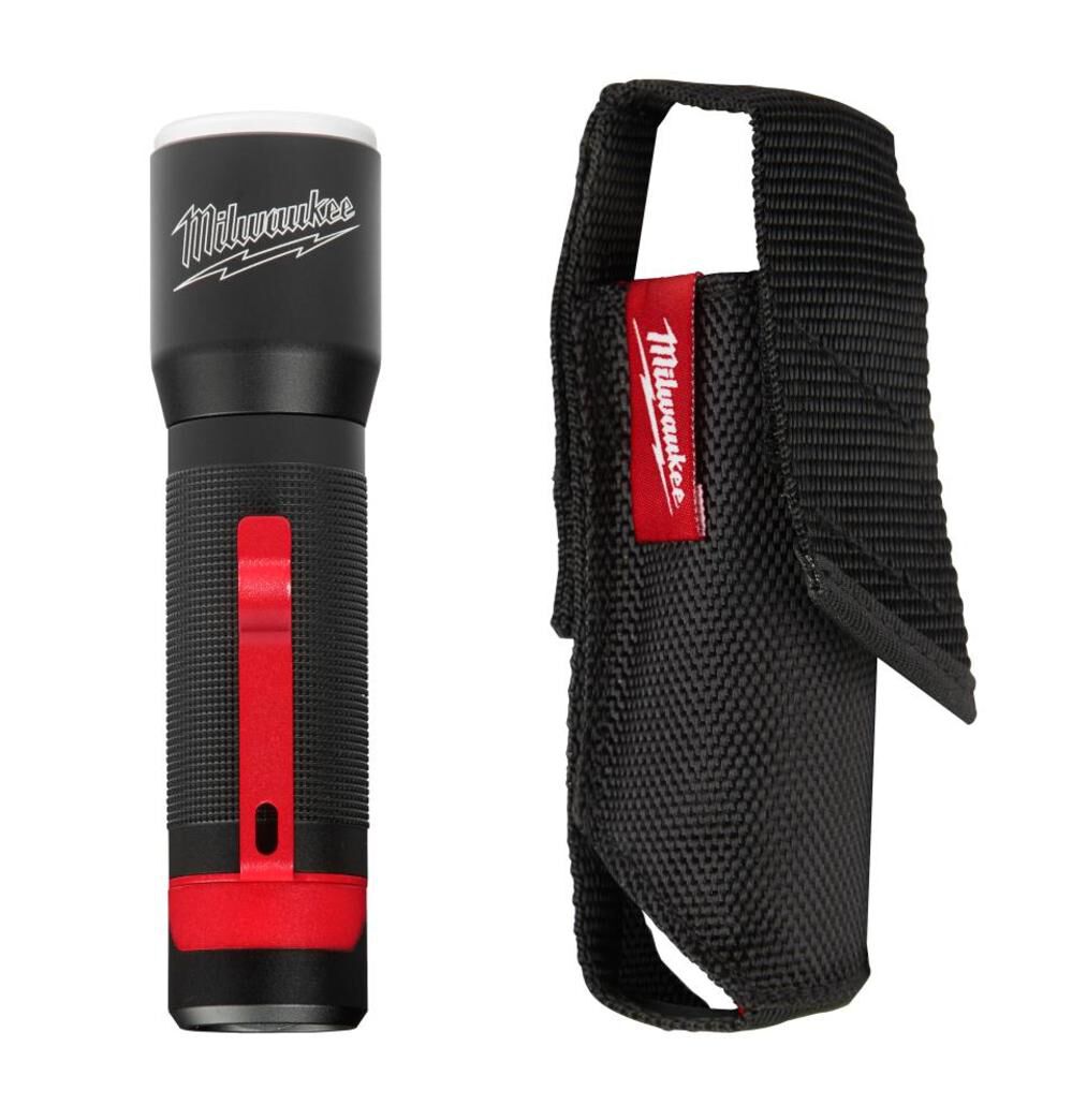 Milwaukee 325-Lumen LED Focusing Flashlight with Holster